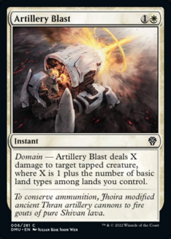 Artillery Blast [Dominaria United] Online now