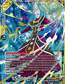 Whis, Calling to Order (BT16-131) [Realm of the Gods] Supply