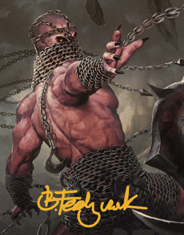 Chain Devil Art Card (Gold-Stamped Signature) [Commander Legends: Battle for Baldur s Gate Art Series] Supply