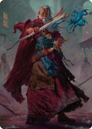 Elminster Art Card (64) [Commander Legends: Battle for Baldur s Gate Art Series] Supply