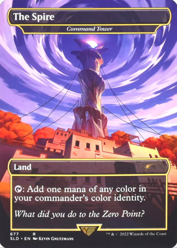 Command Tower - The Spire (Borderless) [Secret Lair Drop Promos] Discount