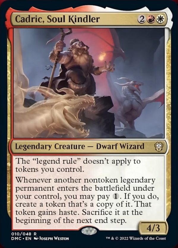 Cadric, Soul Kindler [Dominaria United Commander] on Sale