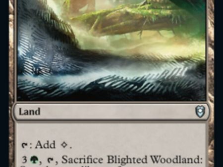 Blighted Woodland [Commander Legends: Battle for Baldur s Gate] Hot on Sale