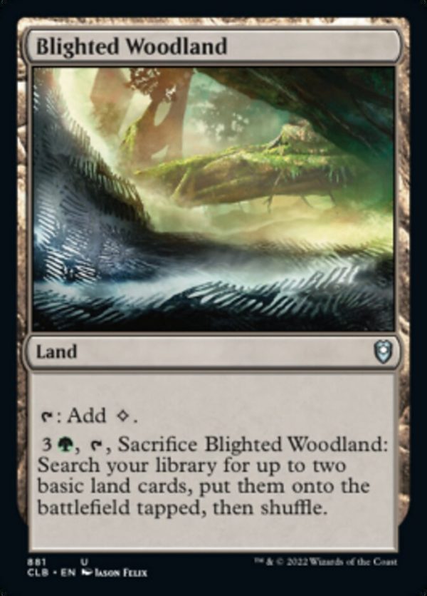 Blighted Woodland [Commander Legends: Battle for Baldur s Gate] Hot on Sale