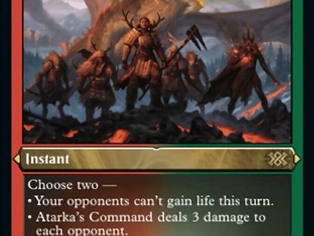 Atarka s Command (Foil Etched) [Double Masters 2022] Hot on Sale