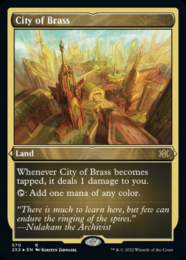 City of Brass (Foil Etched) [Double Masters 2022] Online