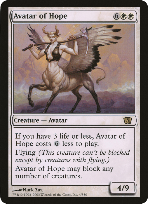 Avatar of Hope (Oversized) [Eighth Edition Box Topper] Online Sale