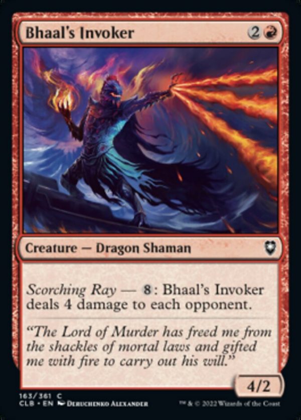 Bhaal s Invoker [Commander Legends: Battle for Baldur s Gate] Supply