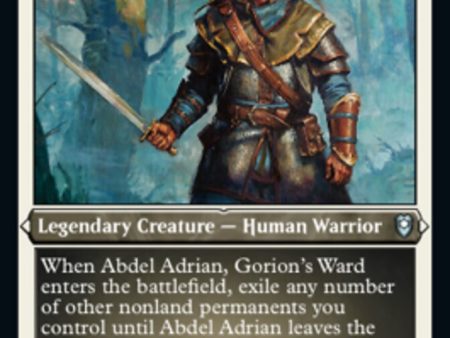 Abdel Adrian, Gorion s Ward (Foil Etched) [Commander Legends: Battle for Baldur s Gate] For Sale