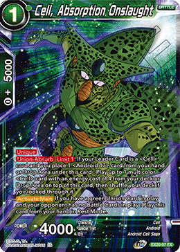 Cell, Absorption Onslaught (EX20-07) [Ultimate Deck 2022] For Sale