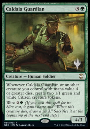 Caldaia Guardian (Promo Pack) [Streets of New Capenna Commander Promos] For Discount