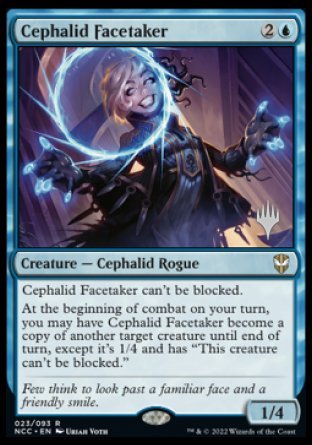 Cephalid Facetaker (Promo Pack) [Streets of New Capenna Commander Promos] For Discount