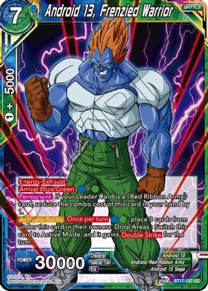 Android 13, Frenzied Warrior (BT17-137) [Ultimate Squad] For Sale