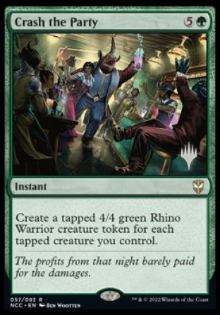 Crash the Party (Promo Pack) [Streets of New Capenna Commander Promos] Online Hot Sale