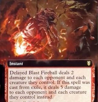 Delayed Blast Fireball (Extended Art) [Commander Legends: Battle for Baldur s Gate] Cheap