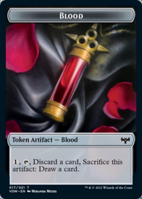 Construct (015)    Blood (017) Double-Sided Token [Challenger Decks 2022 Tokens] Cheap