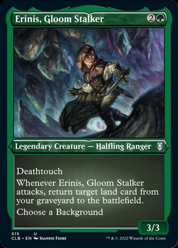 Erinis, Gloom Stalker (Foil Etched) [Commander Legends: Battle for Baldur s Gate] Online