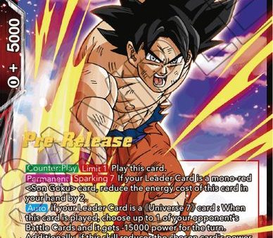 Son Goku, Sign of Mastery (BT16-006) [Realm of the Gods Prerelease Promos] Hot on Sale