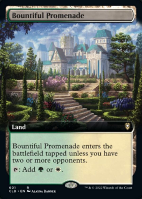 Bountiful Promenade (Extended Art) [Commander Legends: Battle for Baldur s Gate] For Discount