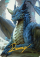 Young Blue Dragon Art Card (Gold-Stamped Signature) [Commander Legends: Battle for Baldur s Gate Art Series] Sale