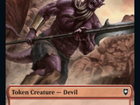 Devil Token [Commander Legends: Battle for Baldur s Gate Tokens] Discount