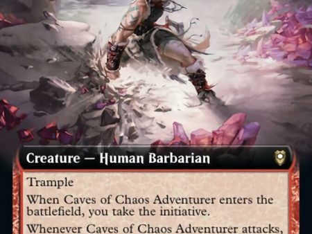 Caves of Chaos Adventurer (Extended Art) [Commander Legends: Battle for Baldur s Gate] Online Sale