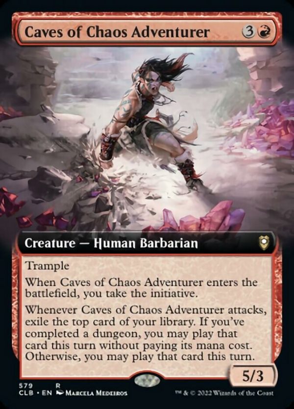 Caves of Chaos Adventurer (Extended Art) [Commander Legends: Battle for Baldur s Gate] Online Sale