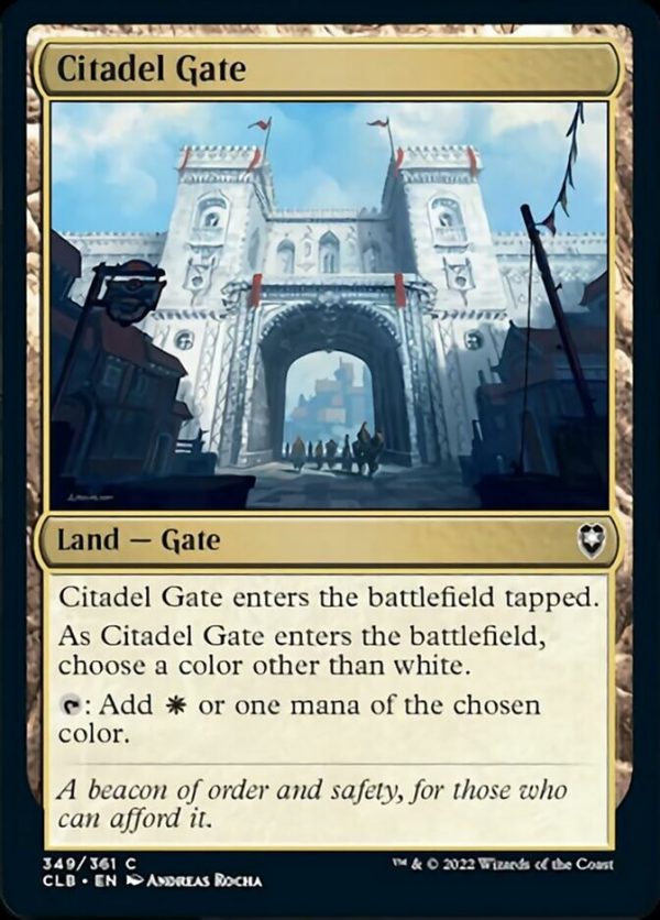 Citadel Gate [Commander Legends: Battle for Baldur s Gate] Online Hot Sale