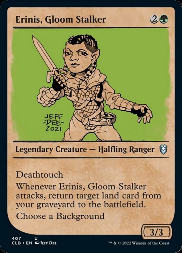 Erinis, Gloom Stalker (Showcase) [Commander Legends: Battle for Baldur s Gate] Fashion