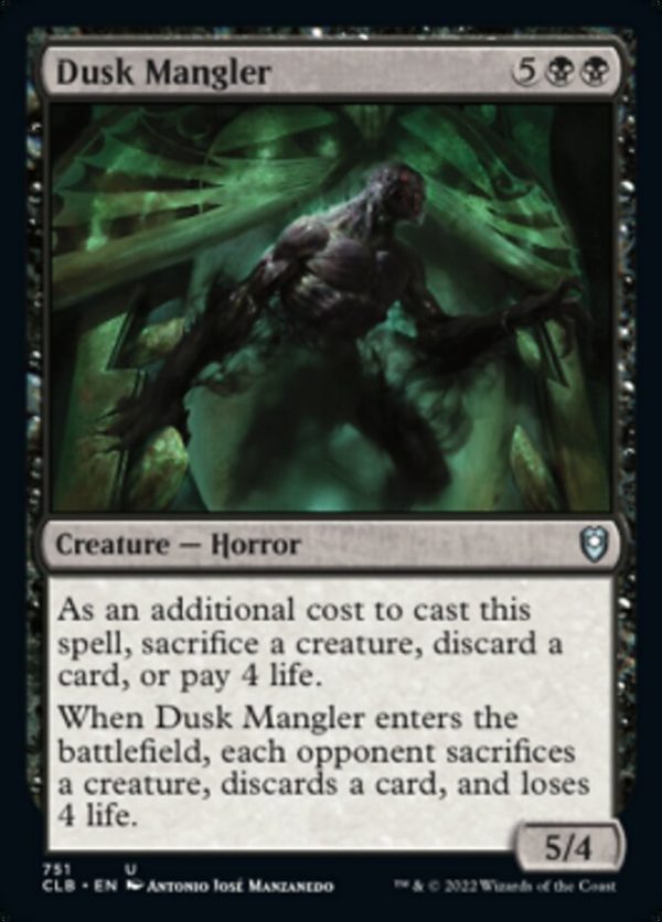 Dusk Mangler [Commander Legends: Battle for Baldur s Gate] Discount