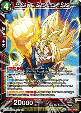 SS Son Goku, Soaring Through Space (BT17-006) [Ultimate Squad] For Sale