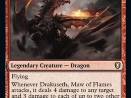 Drakuseth, Maw of Flames [Commander Legends: Battle for Baldur s Gate] Fashion