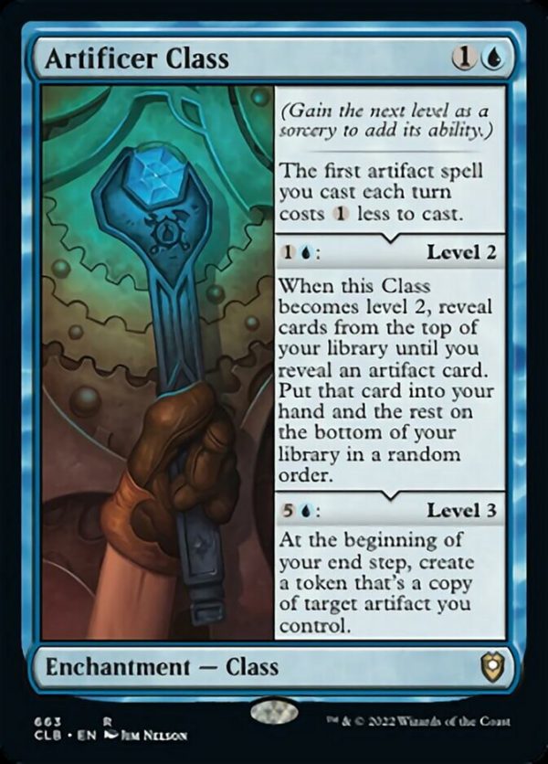 Artificer Class [Commander Legends: Battle for Baldur s Gate] Supply