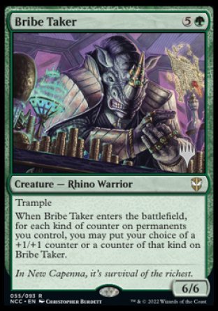 Bribe Taker (Promo Pack) [Streets of New Capenna Commander Promos] Supply