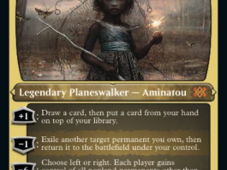 Aminatou, the Fateshifter (Foil Etched) [Double Masters 2022] Online Sale