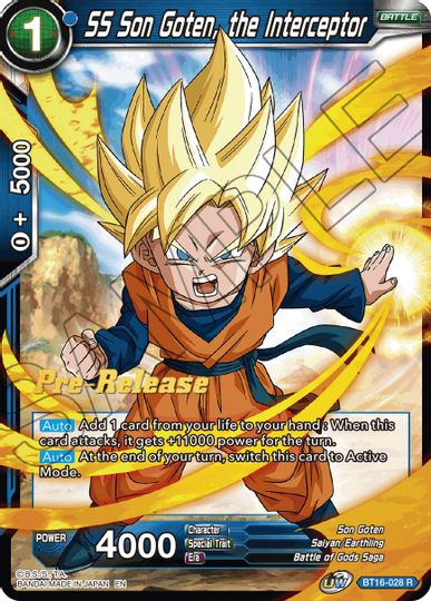 SS Son Goten, the Interceptor (BT16-028) [Realm of the Gods Prerelease Promos] Supply