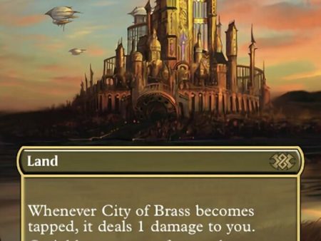 City of Brass (Borderless Alternate Art) [Double Masters 2022] Cheap