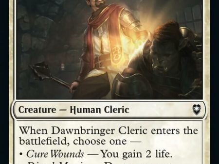 Dawnbringer Cleric [Commander Legends: Battle for Baldur s Gate] Discount