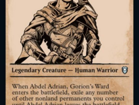 Abdel Adrian, Gorion s Ward (Showcase) [Commander Legends: Battle for Baldur s Gate] Fashion