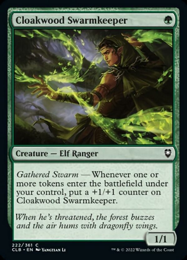 Cloakwood Swarmkeeper [Commander Legends: Battle for Baldur s Gate] Supply