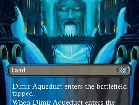 Dimir Aqueduct (Borderless Alternate Art) [Double Masters 2022] Cheap