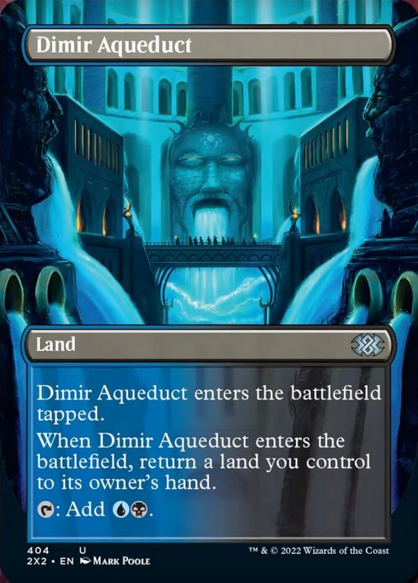 Dimir Aqueduct (Borderless Alternate Art) [Double Masters 2022] Cheap